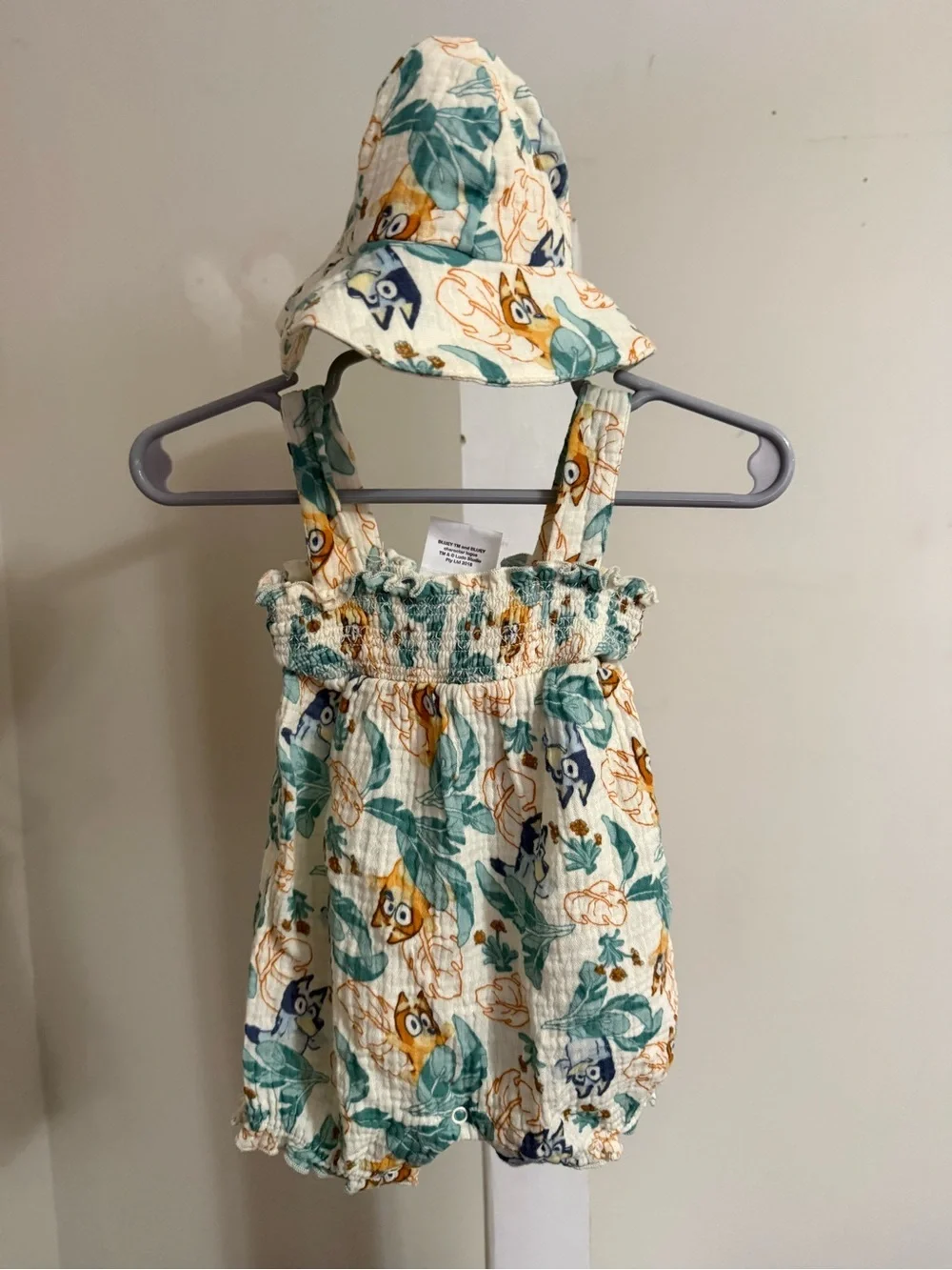 Bluey Romper & Sun Hat